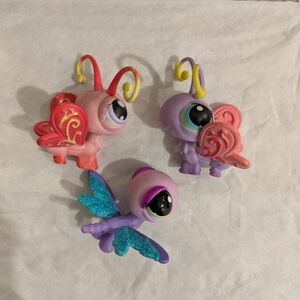 Littlest Pet Shop Colorful Butterfly Figures